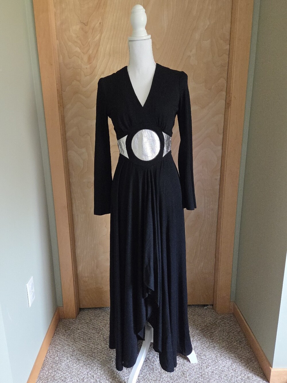 Vintage 1960s Mr. Boots Slave age Asymmetrical Hem Dress